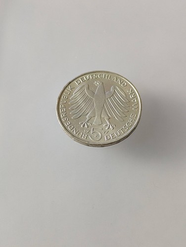 5 DM 1977 J Friedrich Gauss Gauß, Silber *AUFLÖSUNG MÜNZSAMMLUNG* - Bild 5 von 6