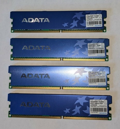 ADATA DDR2 800Mhz 4GB Kit 4 x 1GB Desktop Memory with Heat Spreader - Picture 2 of 2