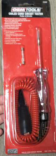 New OEM 6-24V Heavy Duty Circuit Tester / Test Light w/12' Cord+Extra Bulb 25886 - Picture 2 of 3