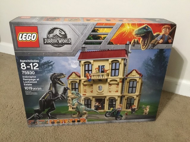 lego jurassic world fallen kingdom indoraptor rampage at lockwood estate