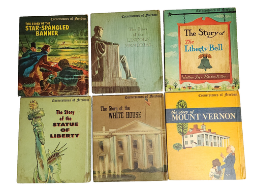 VTG Cornerstones of Freedom Lot of 6 Hardcover Home School Childrens Press 1960s - Picture 2 of 18