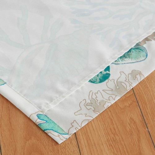 Barefoot Bungalow Atlantis Curtain Panel Pair - Set of 2 - 42x63" and 3x24",Jade - Bild 3 von 4