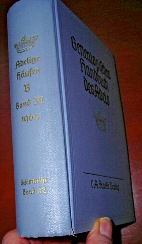 Genealogisches Handbuch des Adels, Adelige Häuser B, VI, 1964 - Bild 2 von 5