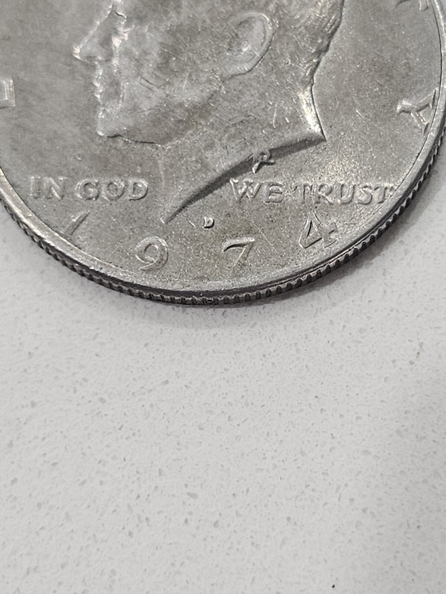 1974-D KENNEDY HALF DOLLAR, U.S. FIFTY CENT COIN Half Dollar Clad