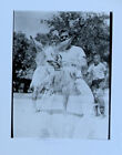 Vintage Photo Crazy Double Exposure Man Donkey African American Boy Assist (Ib)