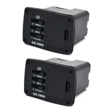 2Set Belcat Spiral Piezo Cable Pickup EQ & Preamp Kit for Ukulele UK-2000 Parts