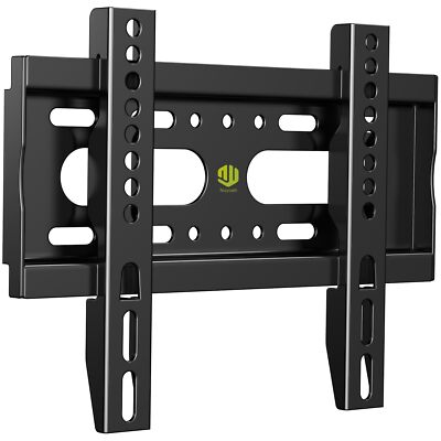 TV Wall Mount Bracket Low Profile Fixed for 14-43 Inch Flat Screen TVs & Moni...
