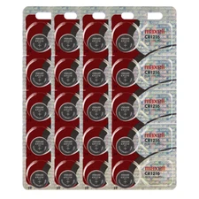 Maxell CR1216 3V Lithium Coin Cell Batteries (20 Count) - Tracking Included!