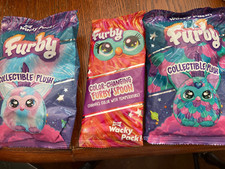 2 Sonic Wacky Pack Limited Furby Plush Figures PLUS Spoon 2023 UNOPENED NEW