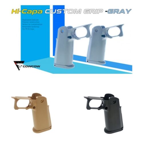 COWCOW TM Hi-Capa Custom Grip - Desert Sand, Black & Grey - 第 1/6 張圖片