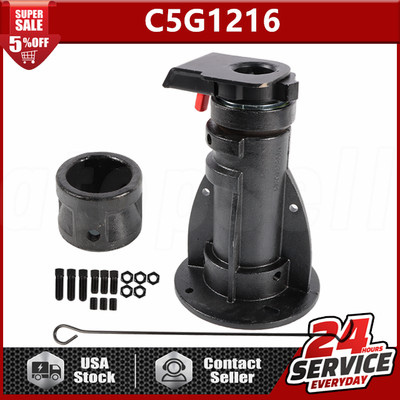 Adjustable Cushioned 5th Wheel to Gooseneck Adapter C5G1216 12''-16'' 20000 lbs