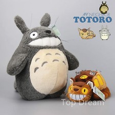 Studio Ghibli My Neighbor Totoro Cat Bus  Grin Totoro Plush Doll Soft Toy 15''