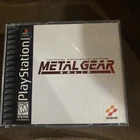 Metal Gear Solid (Playstation PS1 1998) CIB Complete Black Label Tested & Works