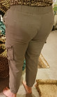 Shein S Gray Jogger Cargo Pants Elastic Waist Missing Drawstring 100% Cotton — photo 4