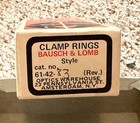 Bausch & Lomb B&L old style scope rings, complete in box 1" — photo 2