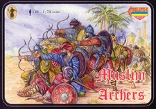 STRELETS MINIATURES 1/72 - M014 Muslim Archers Warriors - MEDIEVAL WARS