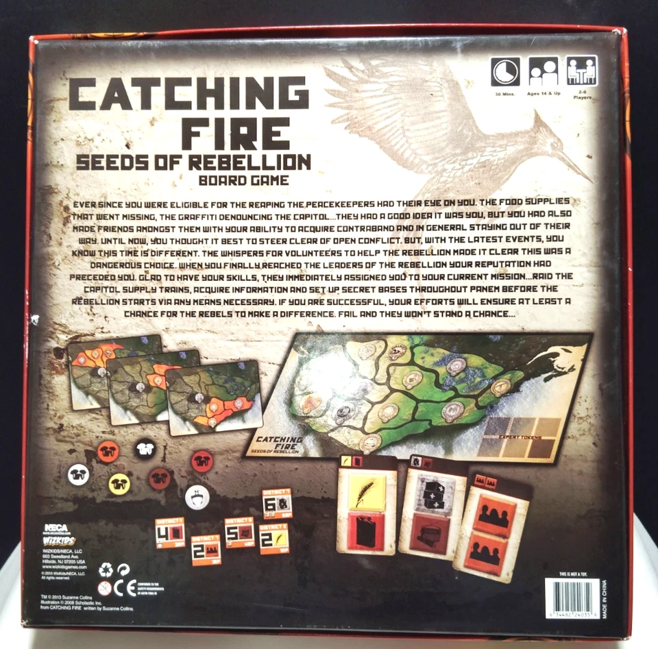 Голодные игры И вспыхнут огни семена восстания WizKids настольная игра в комплекте - Изображение 2 из 4