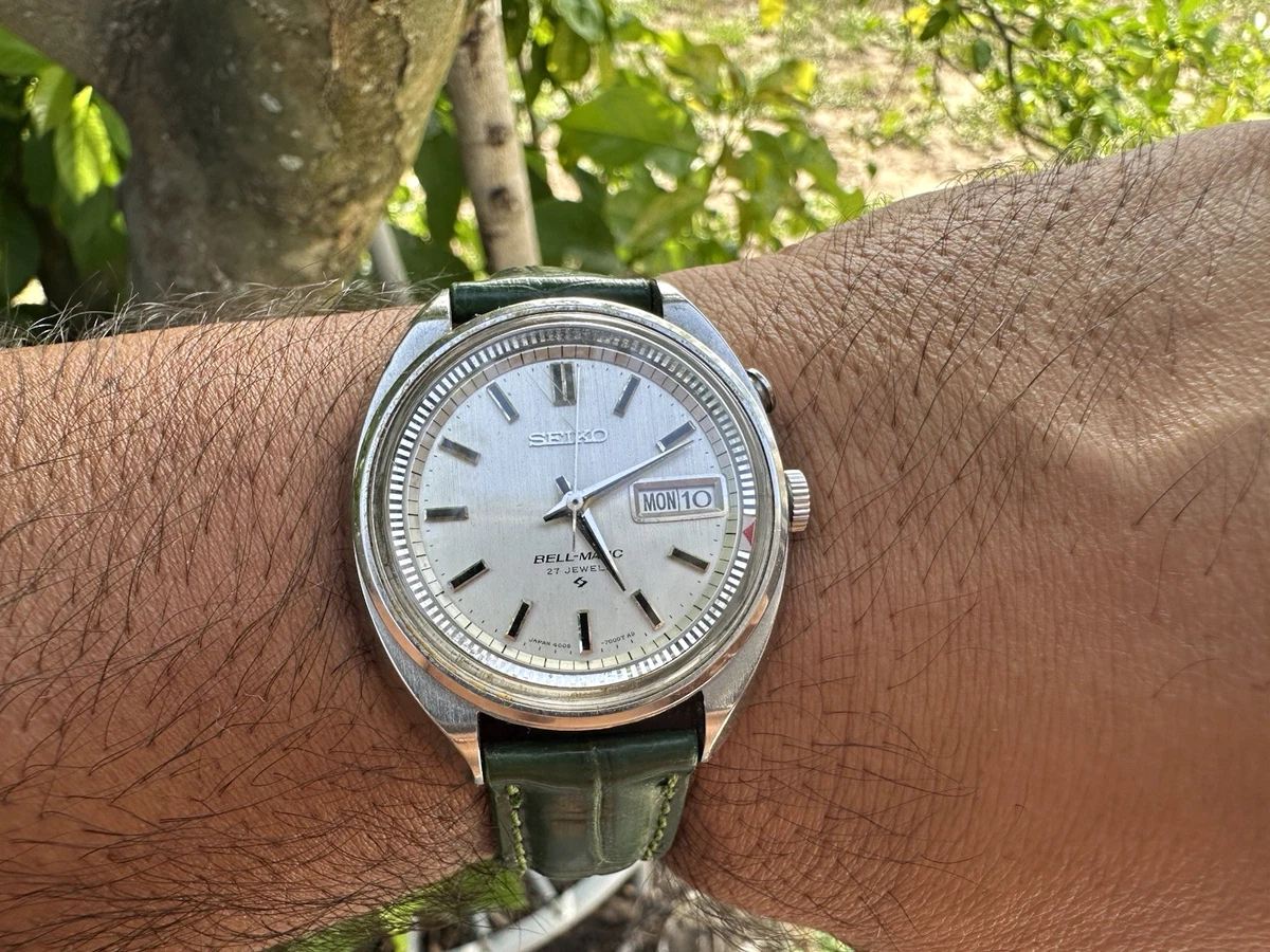 Seiko Bell-Matic Mechanical (Automatic) Analog Wristwatches for
