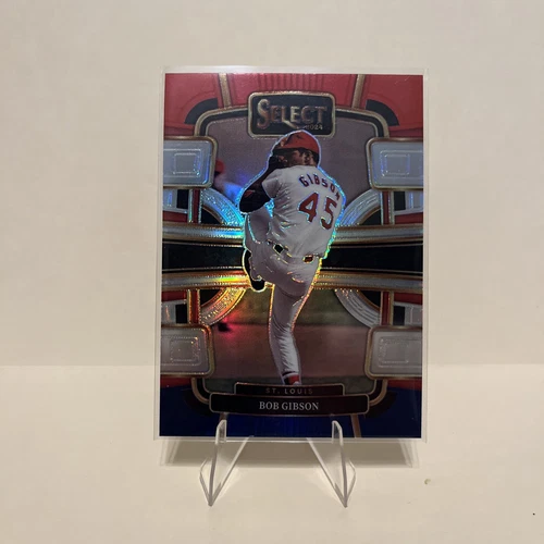 2024 Panini-Select Baseball St.Lois Cardinals #61 Concourse Bob Gibson Red/Blue