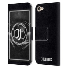 OFFICIAL JUVENTUS FOOTBALL CLUB NEON LEATHER BOOK CASE FOR APPLE iPOD TOUCH MP3