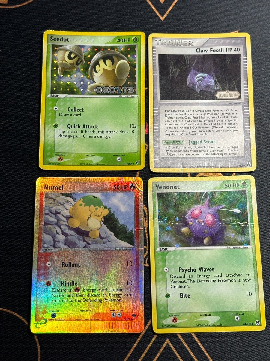 Ex Delta Species Stamped Set Era Mixed Reverse Holo 4 Pokémon Card