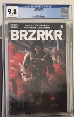 BRZRKR #1 (9.8 CGC) 1st Print/Keanu Reeves/Grampa Cover/Boom! Studios