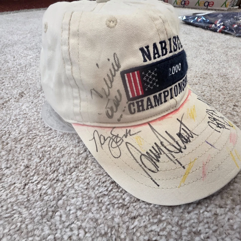 Nabisco Championship 2000 Hat Strapback Golf Dinah Shore Player Autographed VTG - Image 2 of 4