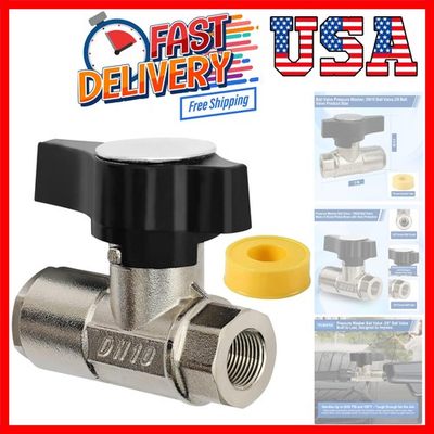 #ad #ad Ball Valve Pressure Washer DN10 Ball Valve Pressure Washer Ball Valve Heav... $62.99