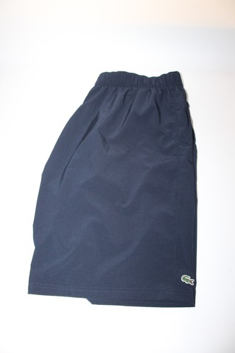 Lacoste Sport Mens Tennis Shorts Size 7 (Waist 4-42) Navy Blue Flat Front 9" - Picture 6 of 9