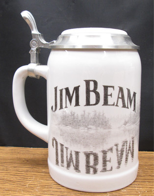 Vintage JIM BEAM ''Gopher Club 25th Anniversary'' Loon Lidded Stein $39 of 150