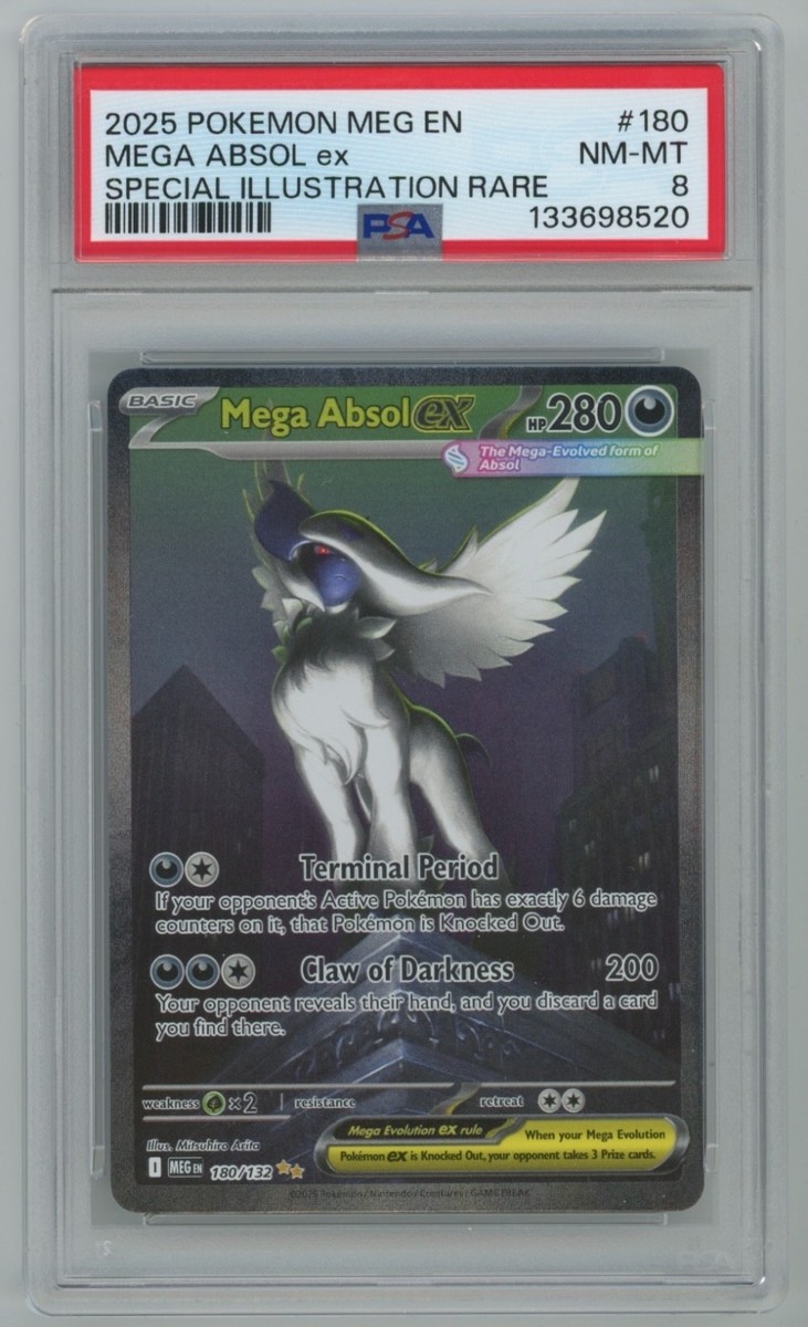 Mega Absol ex 180/132 Me01: Mega Evolution Holo for sale online | eBay