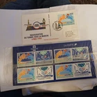 La poste 1994 Channel Tunnel Joint Issue Pack mint stamps English & French + FDC