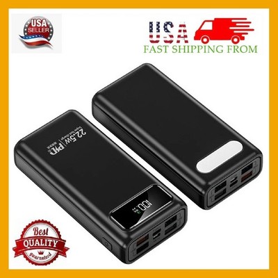 Power Bank 20000mAh Charging Portable External Battery Backup for All Cell Phone