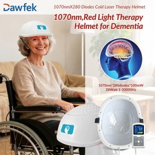 Portable 1070nm Infrared Light Therapy Helmet Brain Wellness Cap for Parkinson