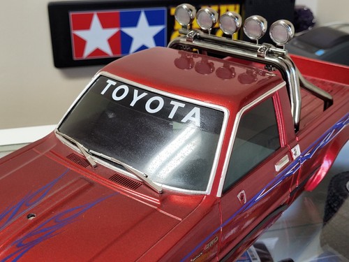 Use Built Tamiya 1/10 R/C Toyota Hilux High Lift Hard Body ONLY 58397 - Picture 3 of 20