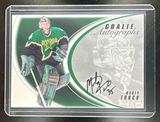 2002-03 Be a Player Between the Pipes Goalie Autograph Marty Turco