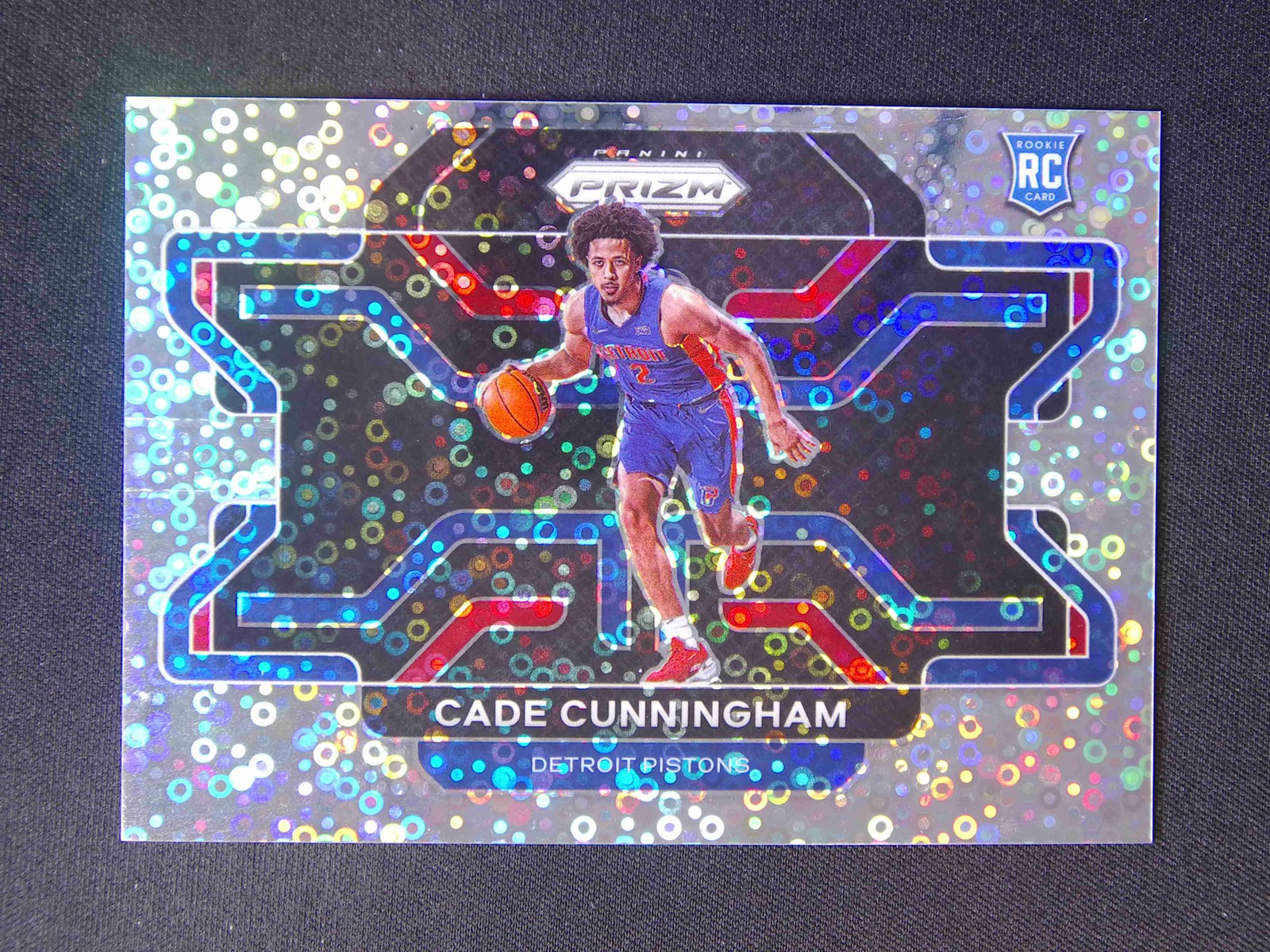 2021-22 Panini Prizm Cade Cunningham #282 RC Rookie Fast Break Silver Variation