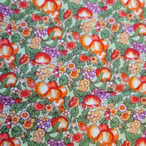 Cotton Fabric Fresh Blooms Cornucopia Packed Floral 18x43" April & Co 2010 - Picture 7 of 9