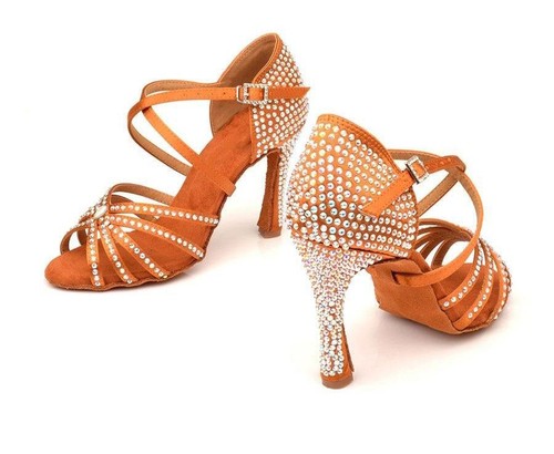 Tanzschuhe Latinosa Pia Bronze Salsa Custom Heel - Bild 3 von 4
