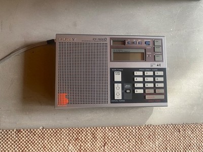 vintage sony am fm portable radio antenna