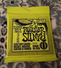 Ernie Ball "2221 Regular Slinky Nickel Electric Guitar Strings" 10 -46 New
