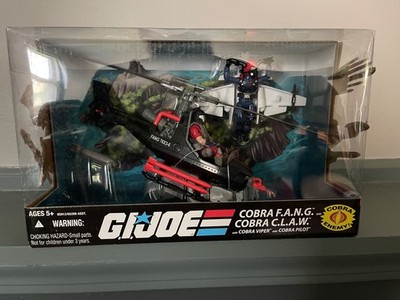 2008 GI Joe Cobra F.A.N.G. w/ C.L.A.W. Figure Vehicle Playset 25th Anniversary