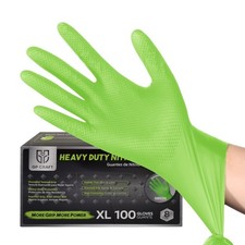 Heavy Duty Nitrile Gloves 8 Mil Latex-Free Large 1000 Count Industrial