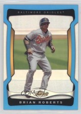 2009 Topps Finest Blue Refractor 206/399 Brian Roberts #29 0l2