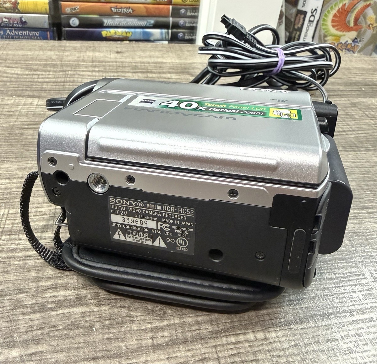 Sony DCR-HC52 MiniDV Handycam Camcorder with 40x Optical Zoom W