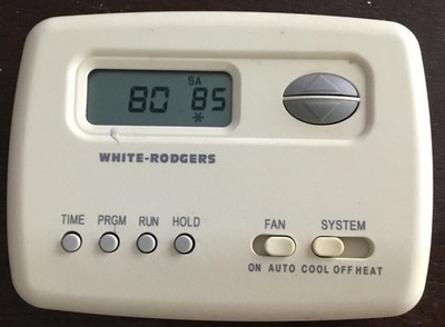 Operational White-Rodgers, 7 Day Programble Electronic Thermostat-used