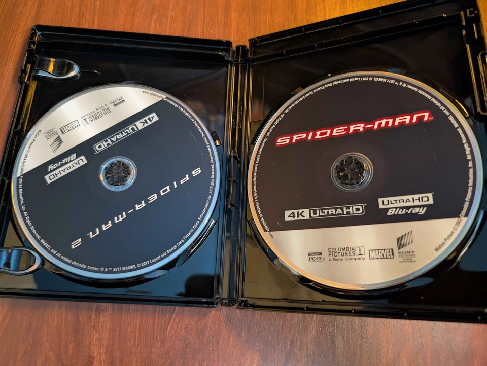 Spider-Man Trilogy (4K Ultra HD) Like New, No Digital Codes - Image 2 of 4