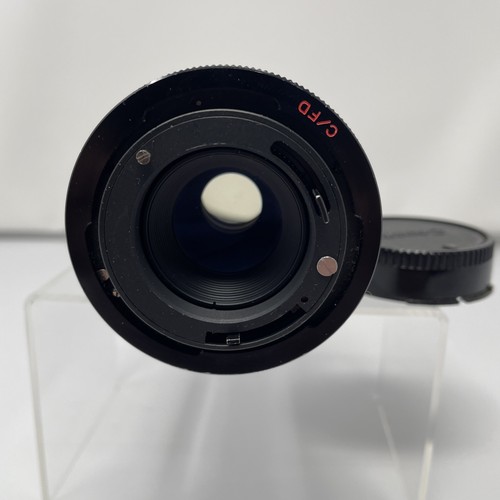 Rokinon MC Auto Zoom Macro 80-200mm f/4.5 Canon FD Lens, Good w/ Bottom Cap - Picture 5 of 10