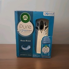 AIR WICK PURE AUTOMATIC FRESHENER SPRAY KIT, GADGET/ REFILL, OCEAN BREEZE