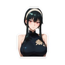 Cute Waifu Anime Sticker FreeShipping 20  Ecchi Oppai Yor Fan Art Decal